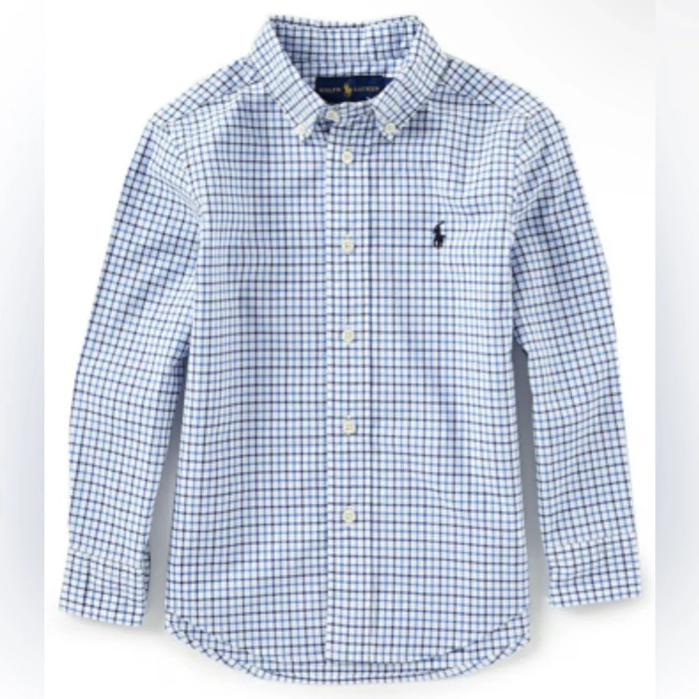 Ralph Lauren Tattersall Cotton Poplin Shirt 2T